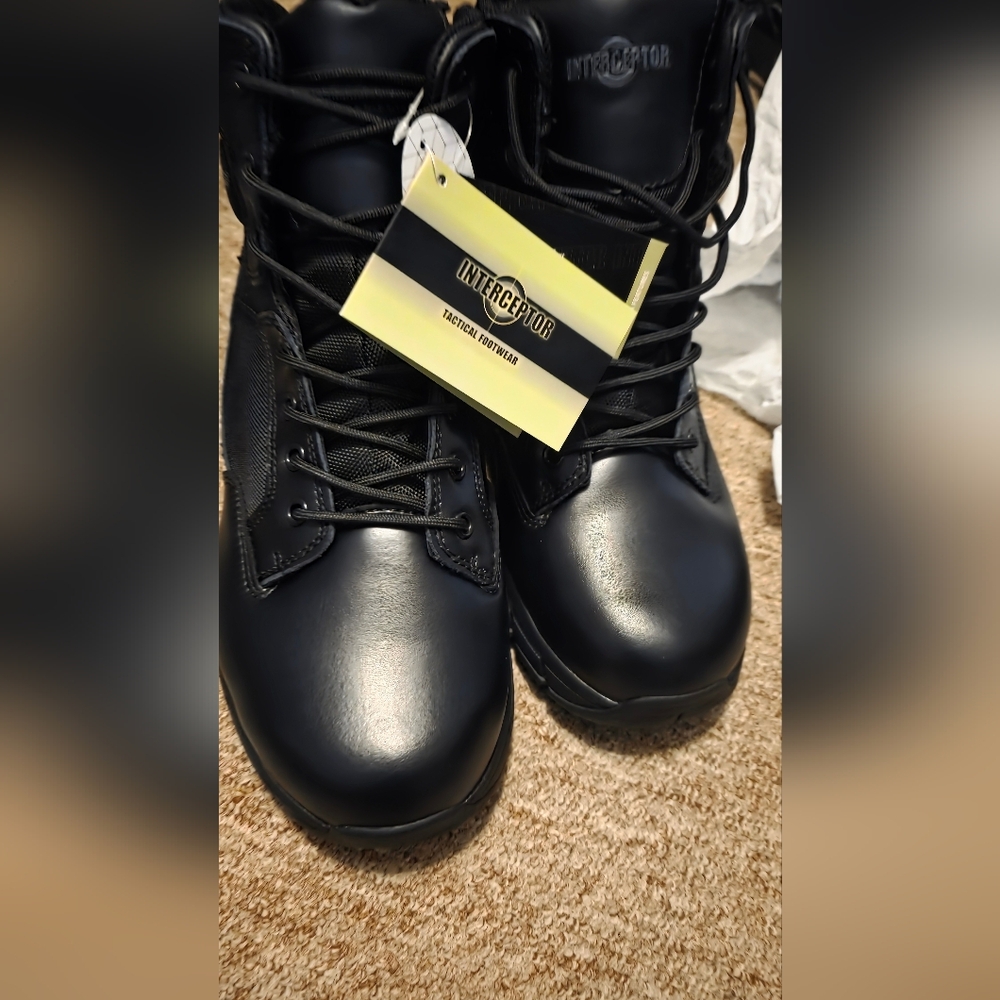 Black Men's Working Boots